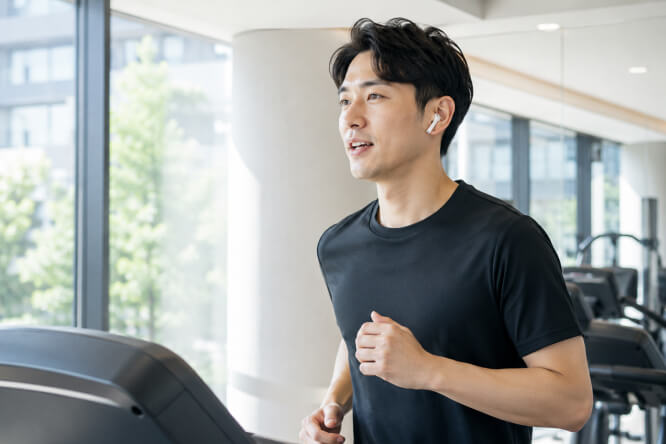 トレーニング中