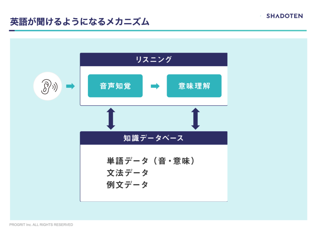 英語が聞けるようになるメカニズム